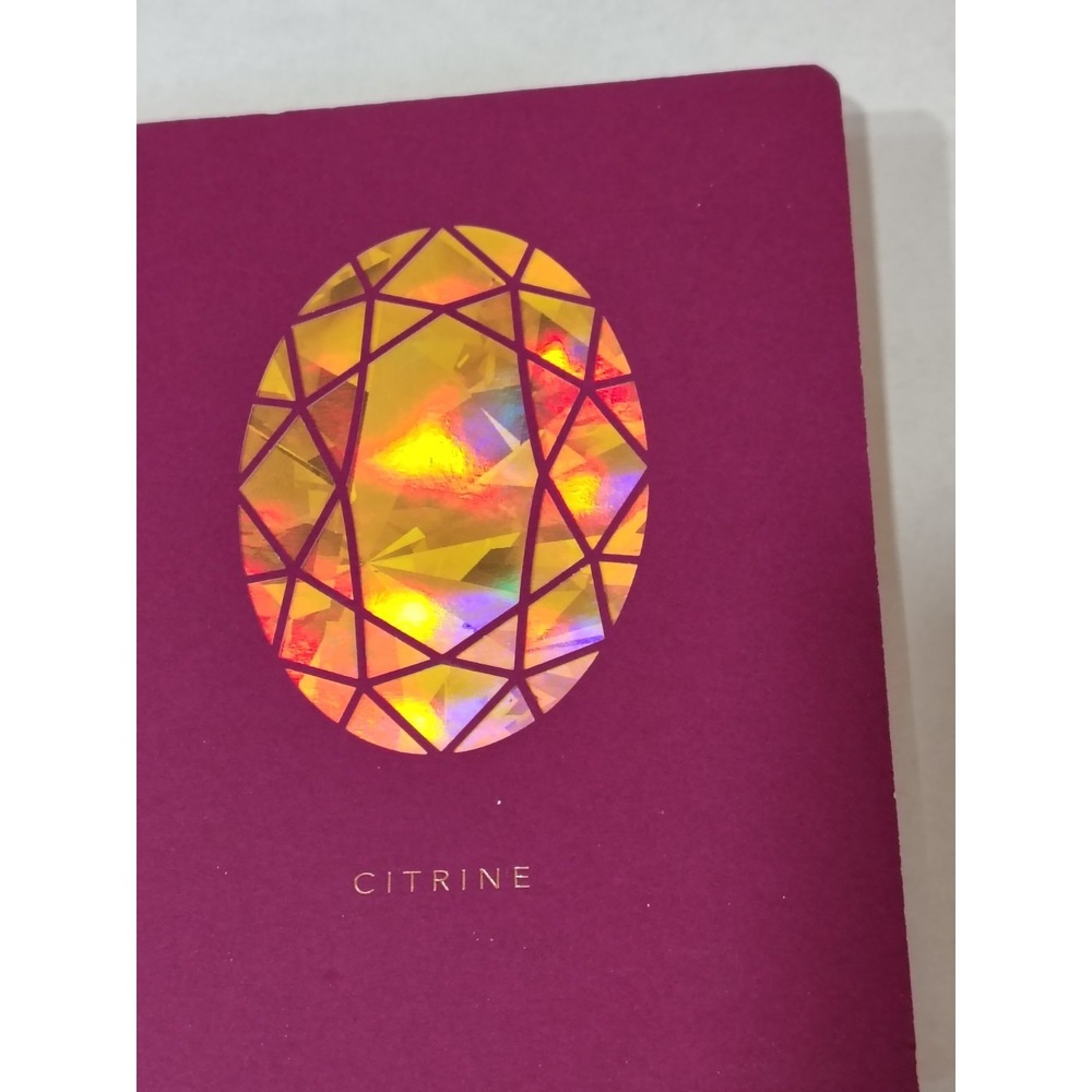 November Birthstone Citrine  Notebook Journal Vintage New ~ Pier 1 Original Bag